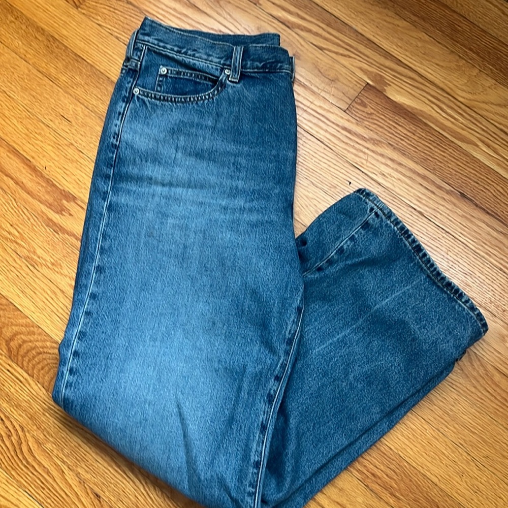 NWT Uniqlo Wide Straight Jeans sz 32